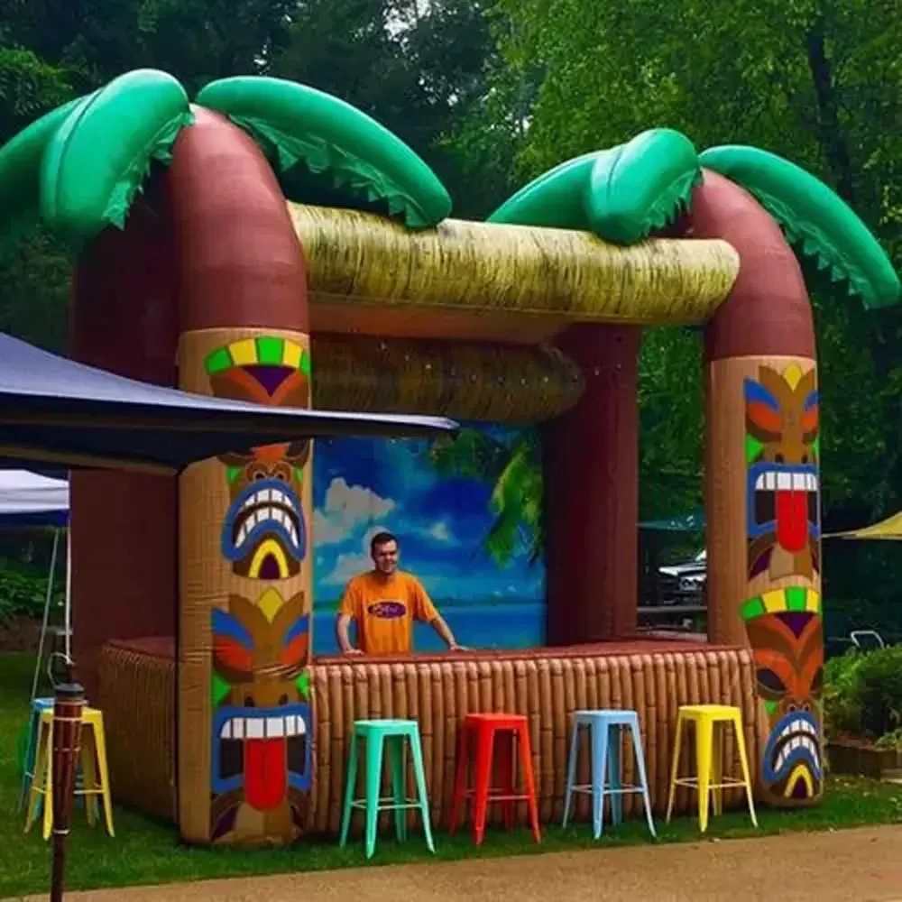 Inflatable tiki bar 2
