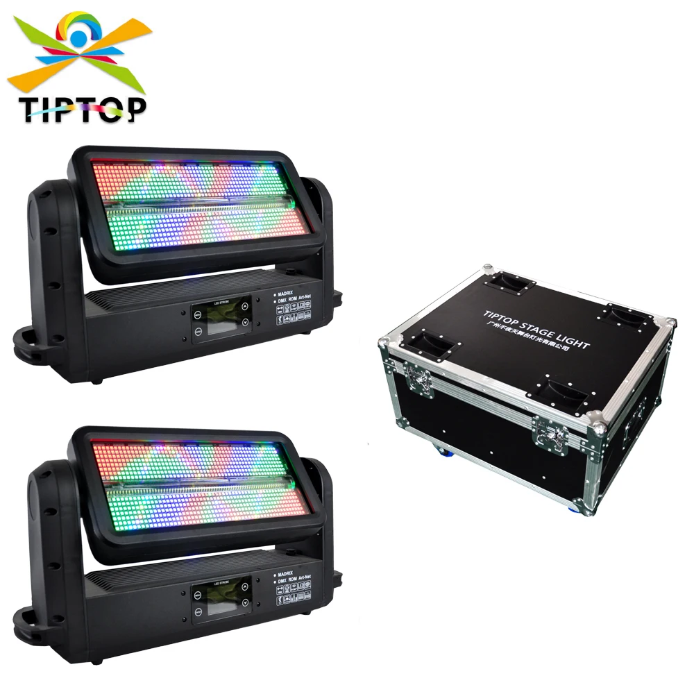 

2N1 Flight чехол Pack 3000W Водонепроницаемый Профессиональный стробоскоп для сцены светильник DMX Звук автоматическое управление высокоскоростной вращающийся светильник
