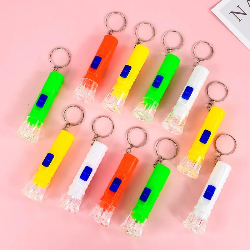 Children toys 24Pcs Mini Children LED Flashlight Lamp Toy for Kids Birthday Party Favors Pinata Fillers Goodie Bag Gift Girls School Pack