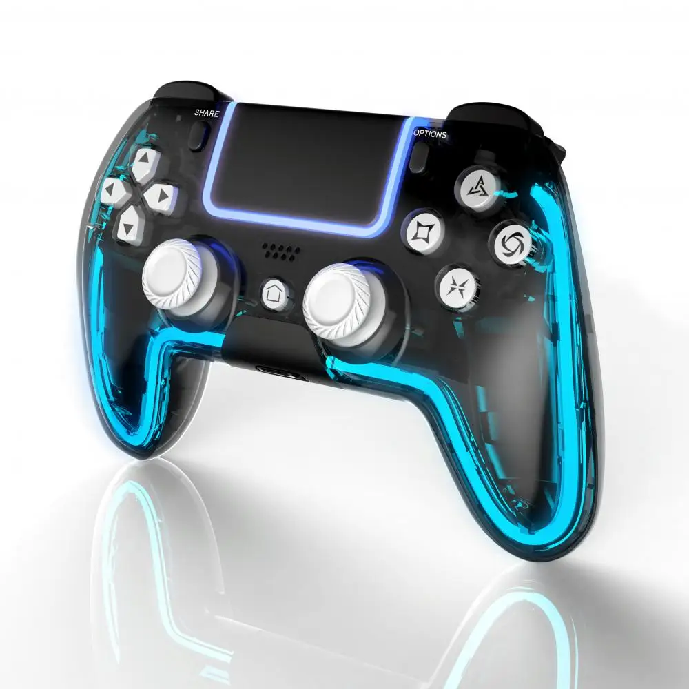 udsagnsord tåge Hvile Wireless Bluetooth JoyPad for PS4 RGB LED Hall-Linear 3D Joystick for p4  Programming Android Phone/IOS13.0 Game Console _ - AliExpress Mobile