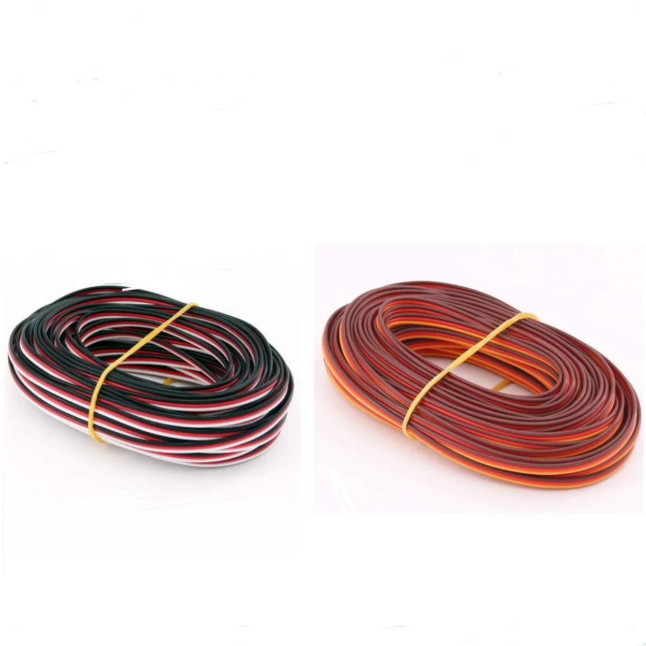 5 Meter 16 Fuß 26AWG/22AWG JR Futaba Servo-Verlängerungskabel Draht 30/60 Kabel Blei Erweiterte Verkabelung für RC-DIY-Zubehör – Detail 6