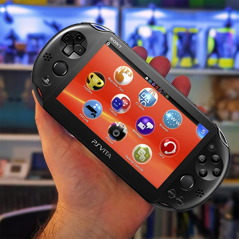 Original Sony PSVita 2000 PS Vita 2000 Slim Console With PKGJ Store Free Games 64GB/128GB Memory Card PSV2000 5