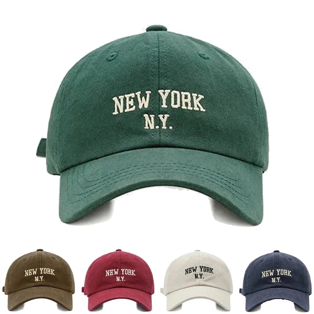 

American Nostalgia Embroidered Baseball Caps Spring&Autumn Women's Leisure Peaked Hat Outdoor Shade Cotton Adjustable Sports Cap