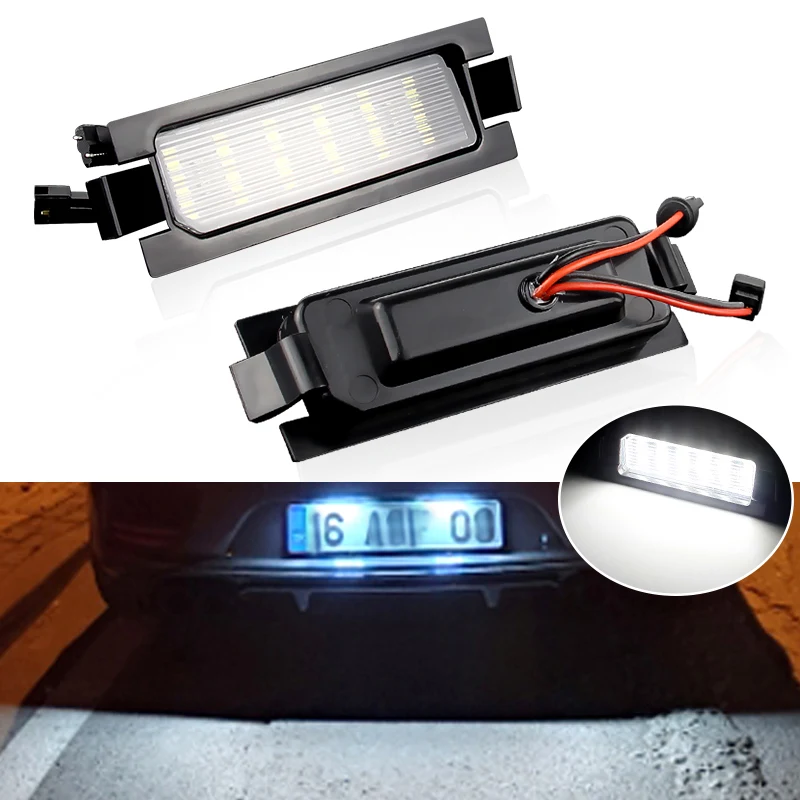 2Pcs Error Free LED License Plate Light For Kia Ceed JD ED Hyundai I30