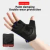 Cycling Gloves Breathable,Sweat Wicking,Comfortable,Versatile,Shock-Absorbing,Anti Slip Mountain Bike Riding Short Finger Gloves 2