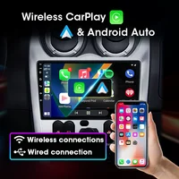 Autoradio Android Auto Play pour Renault Logan 1 Sandero 2009 - 2015 pour Dacia Duster 2010 - 2017 Navigation multimédia stéréo 3