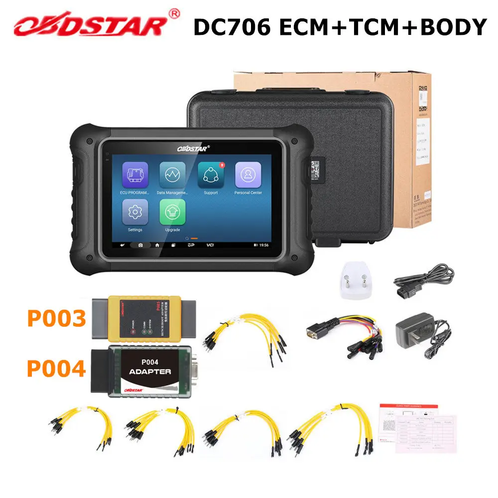 OBDSTAR 자동차 및 오토바이용 ECU 도구, ECM, TCM, 바디 ECU, OBD 또는 벤치 모드 복제, DC706