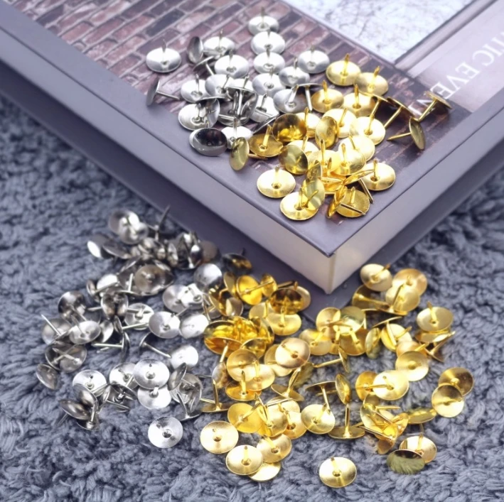 Push Pins 100pcs Color Decorative Multi Functional Flat Headed Thumbtacks For Wall Decoration Photo Office School