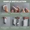 450ML Touchless Wall Mounted Soap Dispenser Bathroom Sanitizer Shampoo and Shower Gel Container Bottle Liquid Soap Dispensers 6