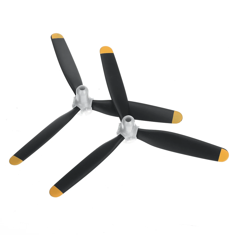 Jeu de 2 propulseurs RC Eachine F4U 500mm posés sur une surface, prêts à être installés sur un avion