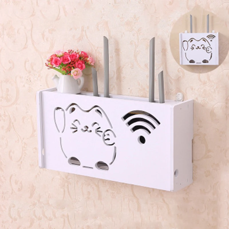 

Беспроводной Wi-Fi маршрутизатор, настенный держатель для хранения кабеля, настенные подвески, ТВ-приставка, стойка, органайзер для кабеля