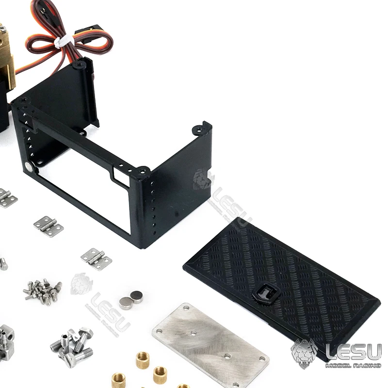 LESU Accessories Tool Box Kit Reversing Valve Parts for 1/14 Roll on/off Hydraulic RC Truck Crane Dumper Car Spare Model TH20190 6