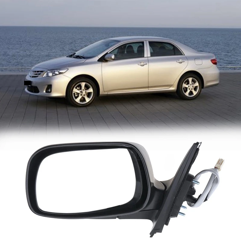 

Car Non-Folding Side Mirror Left Hand Mirror For Toyota Corolla LE/ S/ Sport/ XRS Sedan 4-Door 2003-2008