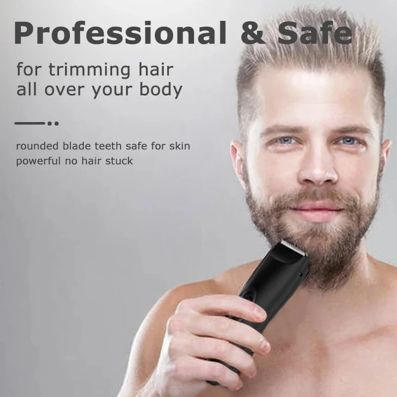 Máquina de afeitar con bolas para hombre, depiladora masculina para zonas  íntimas, para el cuerpo, para colocar el sexo, cortadora eléctrica para