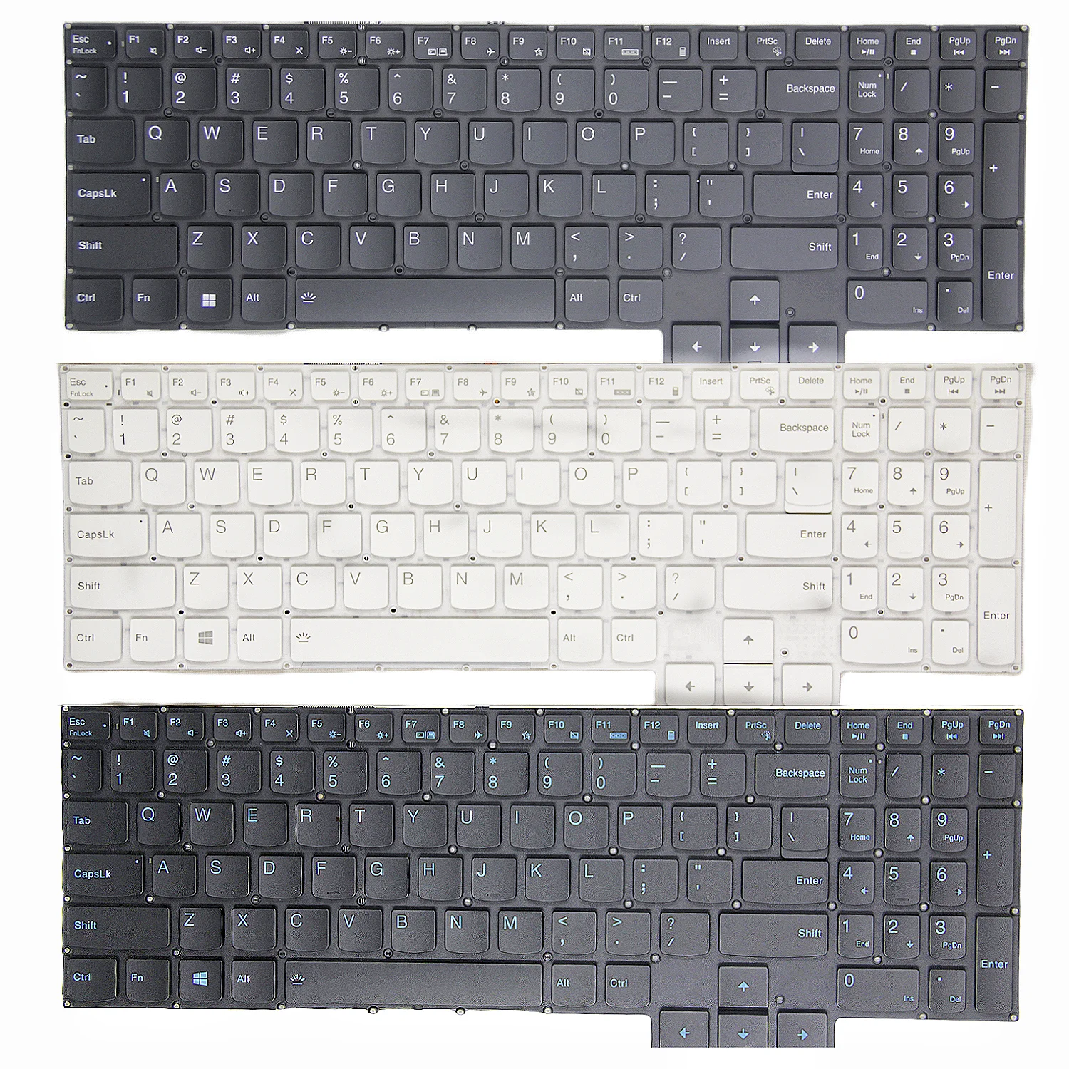 Teclado dos Eua e da Rússia para Lenovo Gaming 315imh05 15arh05 15ach Gy530 Gy550 Gy570 R7000 Y7000 2023 2023 R9000p Y9000p 2023 100 Novo