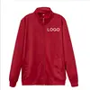 Golden Velvet Stand Collar Zipper Sweatshirt Breathable Comfortable Soft Custom Logo Print Embroidery Design 3