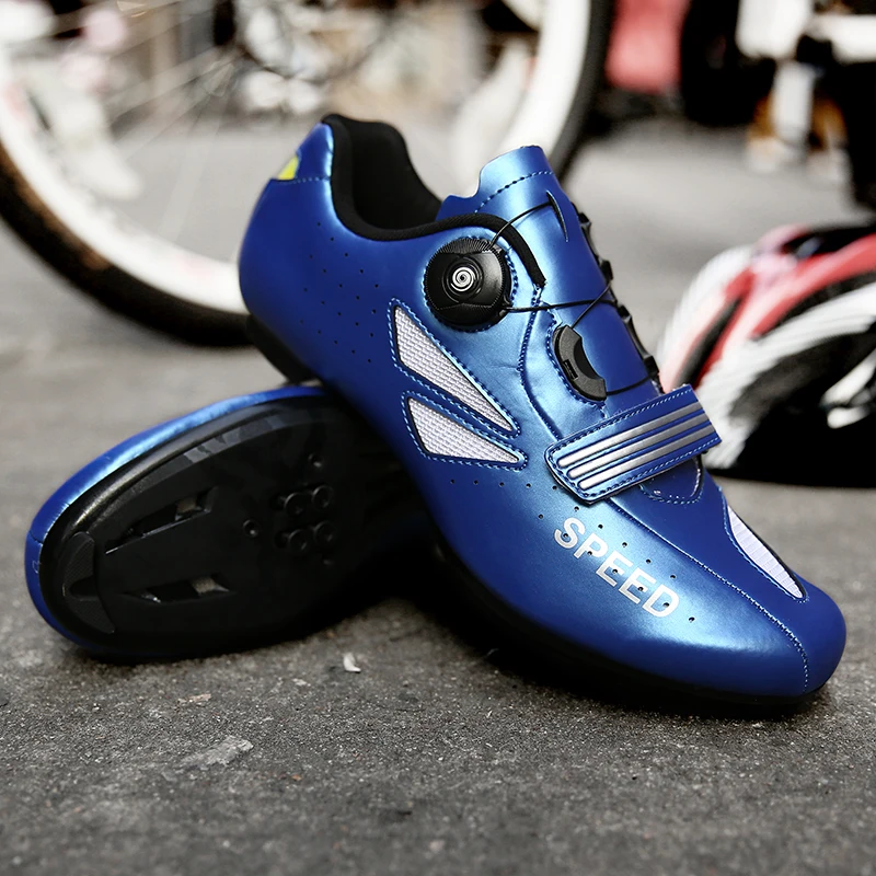 Male Big Size 36-47 Outdoor Road Cycle Sport Shoes Yellow Mens Athletic Fitness Outside Cycling Training Bicycle Racing Shoes
