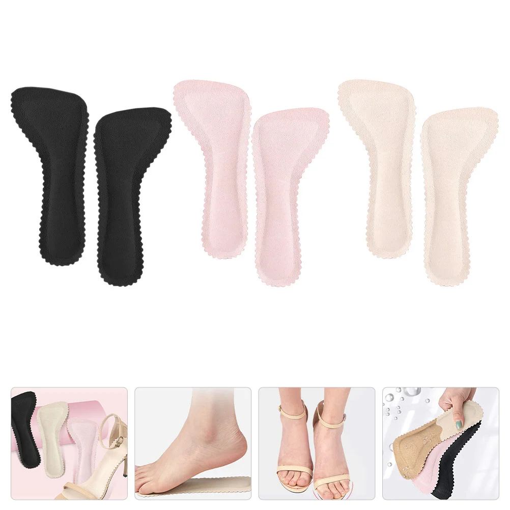 Sandals Capri Pad Insert Pads Adhesive Shoe Insoles - Accessory Anti-wear Shoes Inserts Heels 2pcs non slip insoles stickers for women high heels flip flop sandals silicone inserts self adhesive foot patch gel forefoot pad