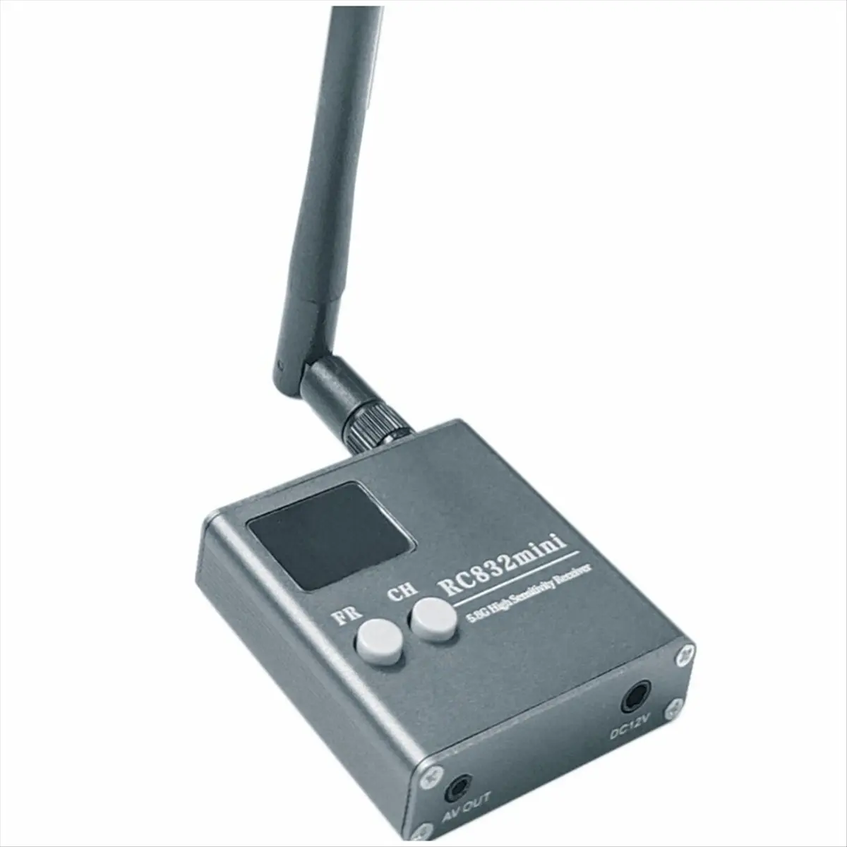 A23G RC832Mini 4.9-5.8G 56CH 고감도 수신기 FPV 멀티로터용 A/V 및 전원 케이블이 포함된 무선 수신기