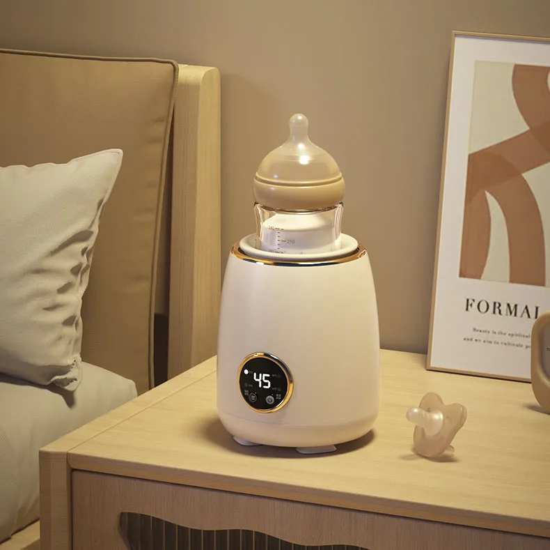 New Design Waterless Baby Bottle Shaker Warmer Portable Automatic Bottle Baby Milk Mixer Machine For Breast Milk Fit All Bottles