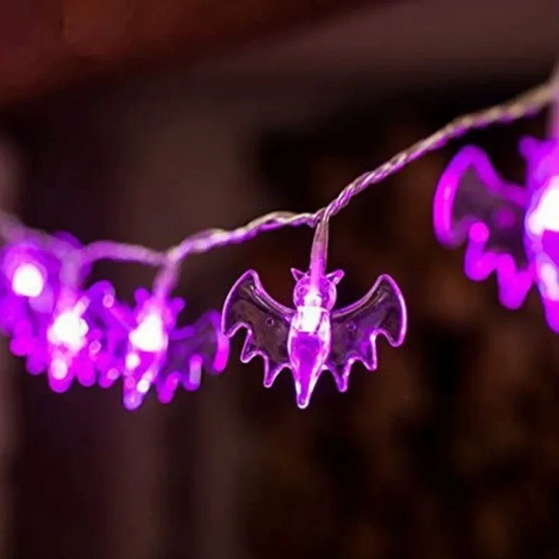Battery Powered Halloween String Lights - Indoor Outdoor Party Decor