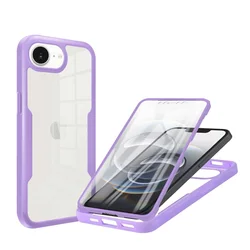 Ultimate Protective 360° Wraparound Phone Case - iPhone 16e (Purple)