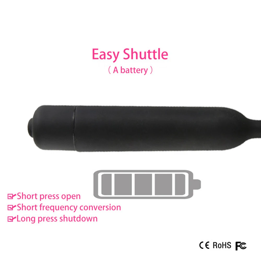 Male Penis Plug Vibrator Urethral Dilators 10 Speed Vibrating Insertion Urethral Plug Catheter Sounds penis sex toys