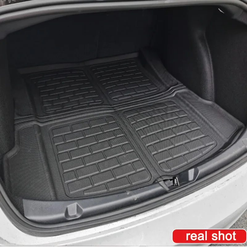 Tesla Model 3 Trunk Mat XPE Car All-weather Waterproof Floor Mats Tail Box Cargo Liner Pads For model3 Accessories