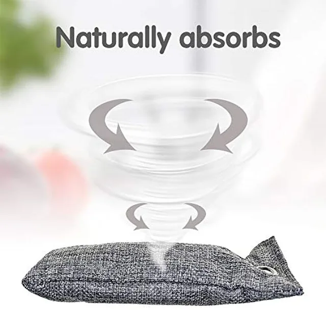 Sacchetti Di Carbone Di Bambù Per Purificare L'Aria - Assorbono Odori E Umidità, Confezione 12 Pezzi - Foto 14