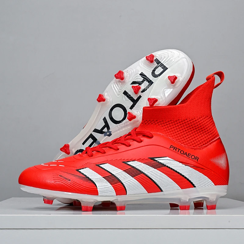 Enhanced Unisex Soccer Cleats: Comfortable Non-Slip Ankle Sports Footwear