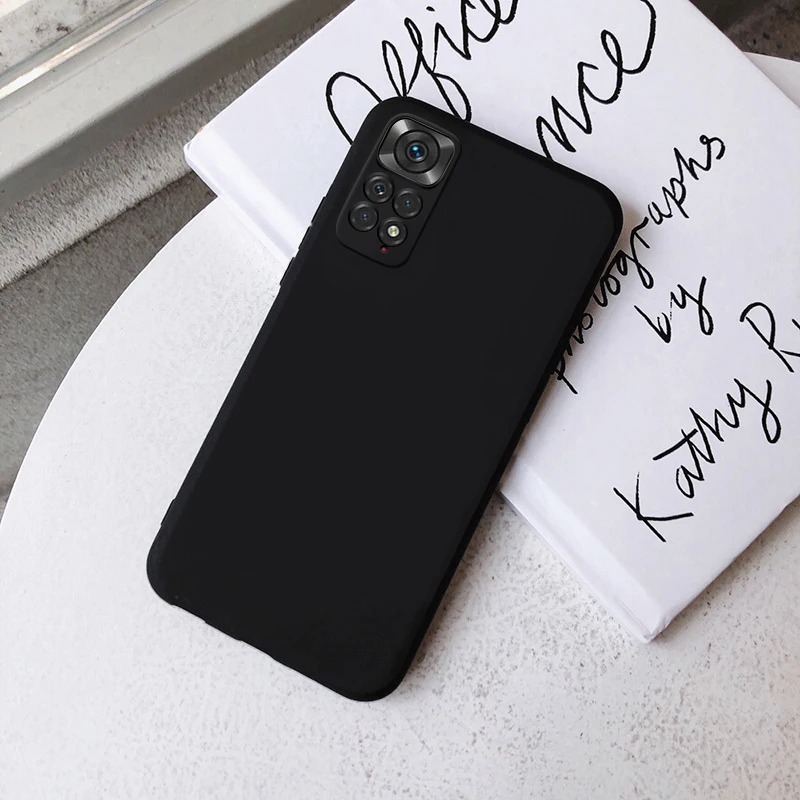 case for xiaomi redmi note 11 pro 5g 11s global version cover shell accessories thin soft matte tpu camera lens protective caps cell phone pouch with strap