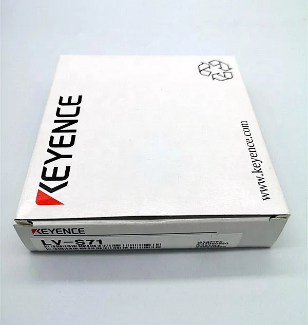 키엔스 LV-S71 초소형 디지털 센서 스팟 스루빔, NPN/PNP 출력, 12-24V 공급