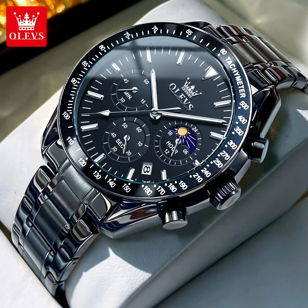 OLEVS 3618 التناظرية الأصلية الساعات للرجال جودة ع...