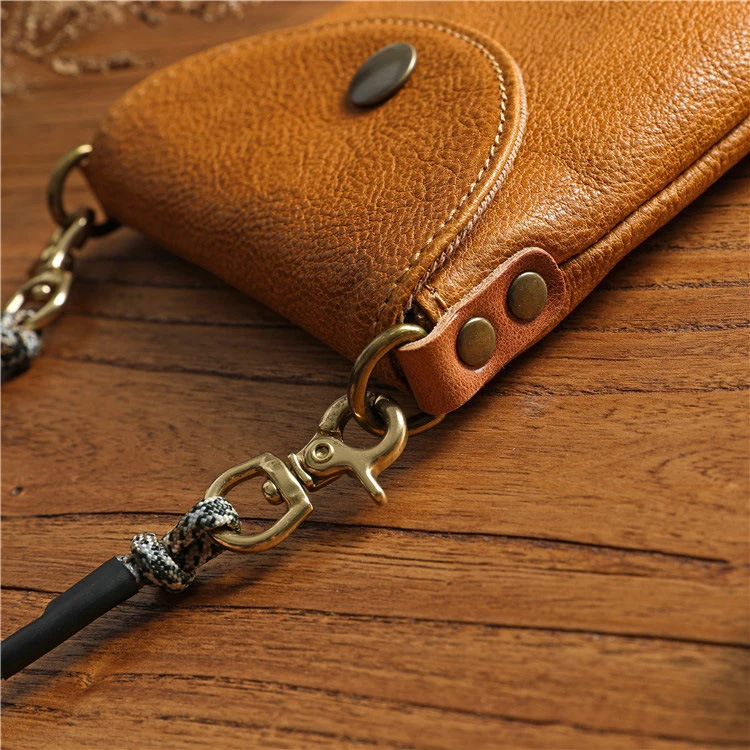 Men's Messenger Bag mens messenger bag Genuine Leather Shoulder Bag For Men Origianal Cowhide Vintage Casual Small Messenger Crossbody Bags Mobile Phone Cellphone Bag