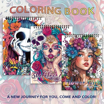Adult Spiral Colouring Book 1