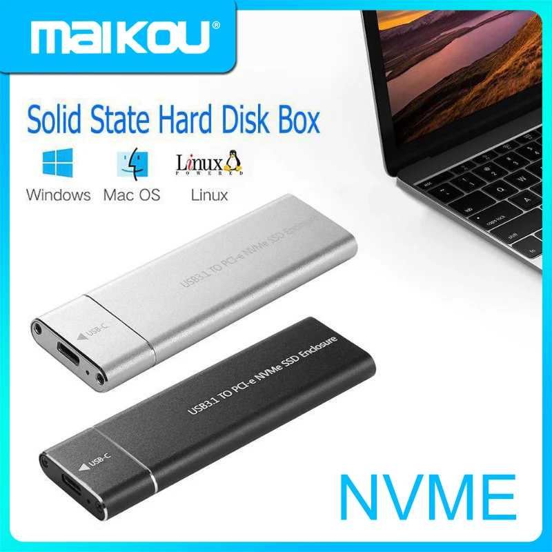 

Жесткий диск M.2 NVMe для компьютера, USB 3,1 Type-C, 10 Гбит/с, M-Key, PCI-E