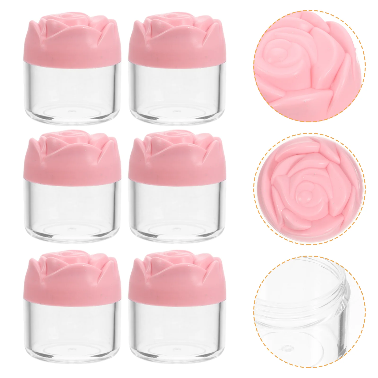 12 Pcs Lid Cream Containers Refillable Sub Packing Jars Multipurpose Skincare Bottles Body Scrub Containers Facial