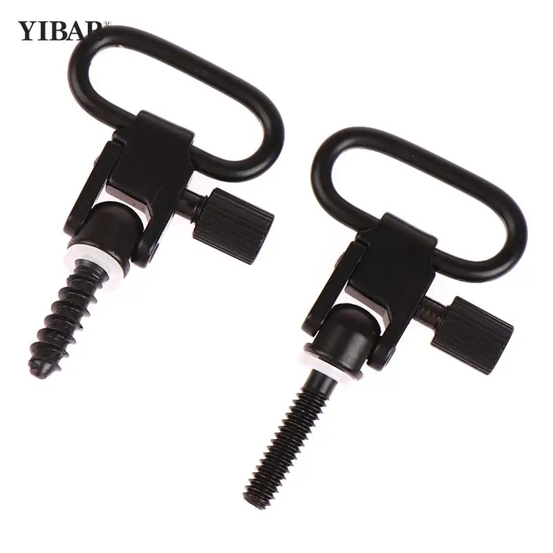2 PCS Quick Detach Sling Swivels Studs Hunting Accessories Rifle Carbon Steel Kit QD Sling