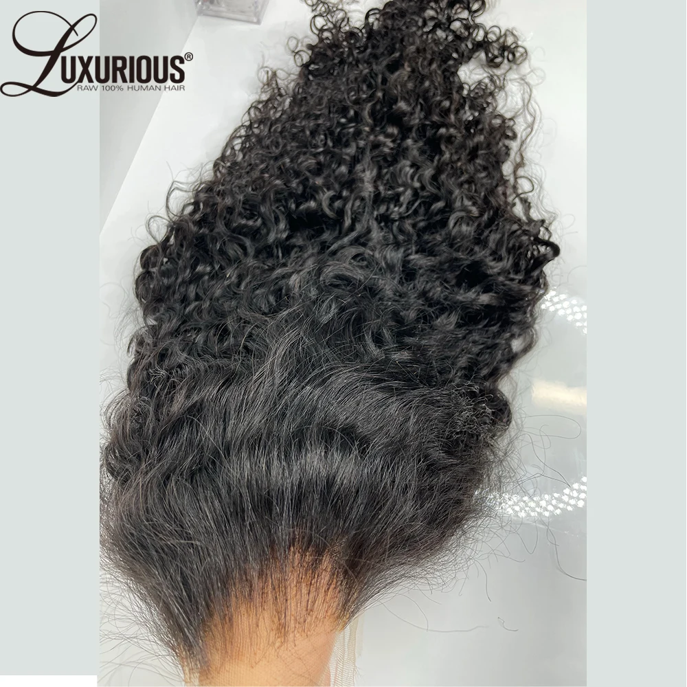Classic Kinky Curly 4x4 Lace Closure Human Hair Wig Luxurious Curly 13x6Lace Frontal Human Hair Wigs For Women 360 Full Lace Wig