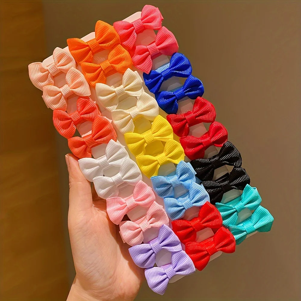 Color Bow Hairpins 1