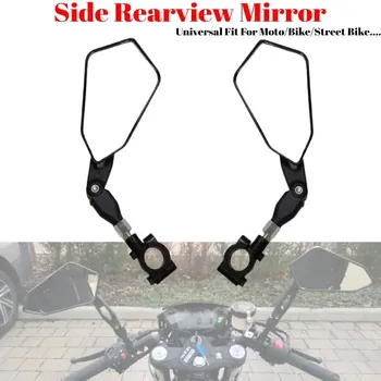 Specchietti universali per manubrio bici da 22 mm Specchietto retrovisore moto HD grandangolare e 360 ° Specchietto retrovisore rotante per moto