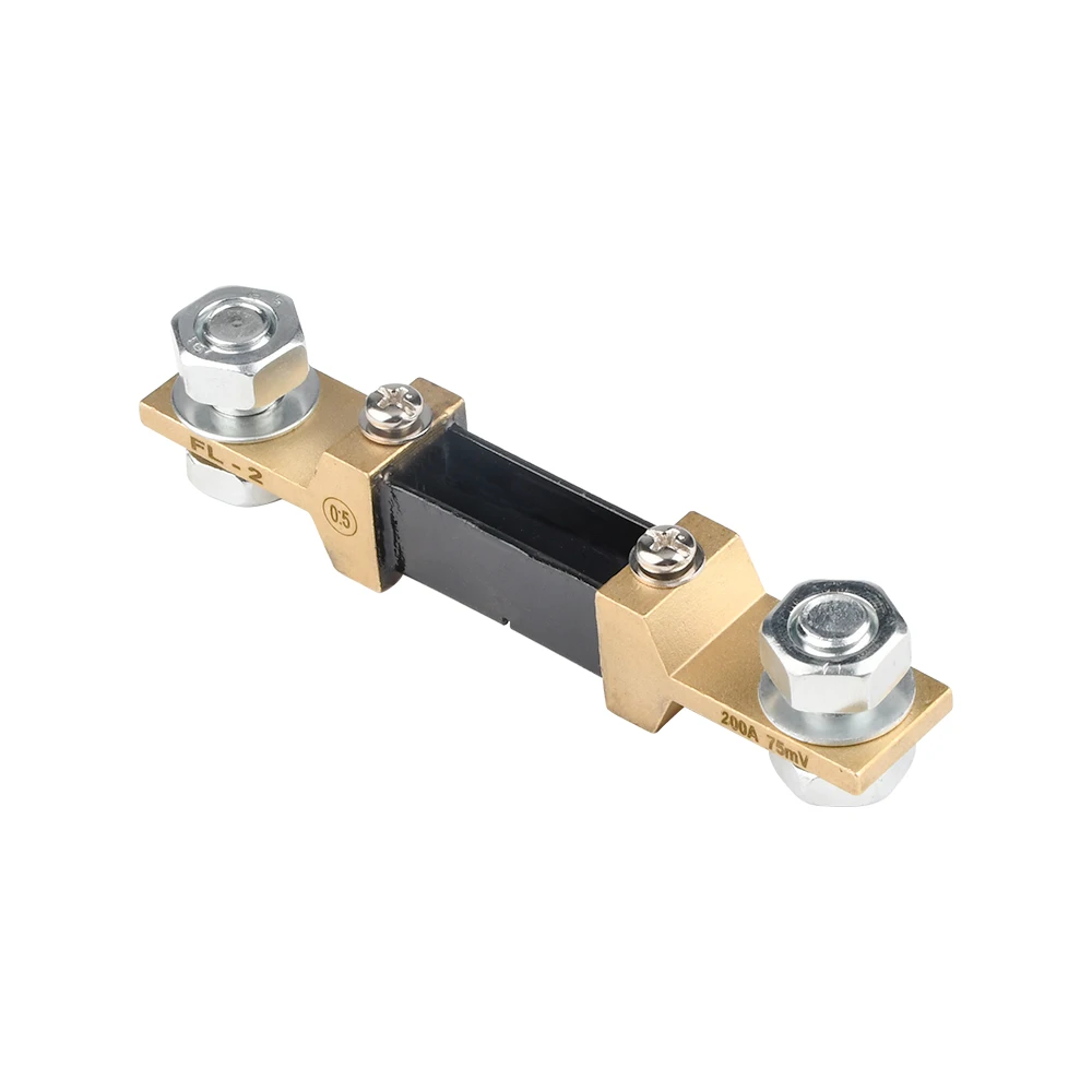 Externer Shunt 10A 20A 30A 50A 100A 200A 75mV Strommesswiderstand Splitter für DC Voltmeter Amperemeter Spannungsmesser – Detail 1