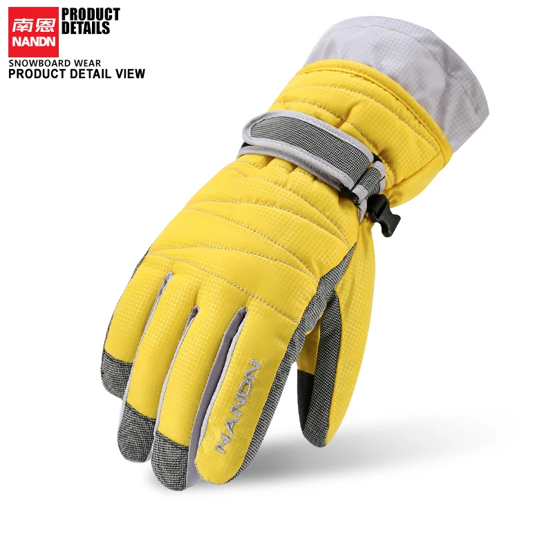 Ski Gloves Winter Men Women  Snowboard Gloves Waterproof Warm Mittens 5