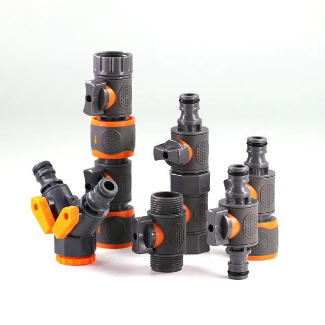 11Style Bsp 1/2 3/4 1 Hüvelykes Gyors Csatlakozó Kerti Öntözők Kiegészítők Tömlő Adapter Csatlakoztatás Javító Gömb Szelep Hosszabbítója - Image 4
