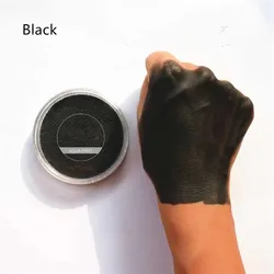 Intense Black Water - Based Face & Body Paint Pigment for Halloween & Costume Makeup (BLACK)