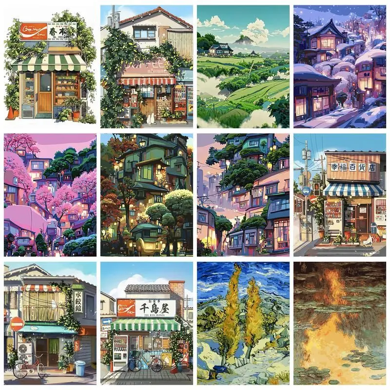 

Картина по номерам на холсте, 40x50 см