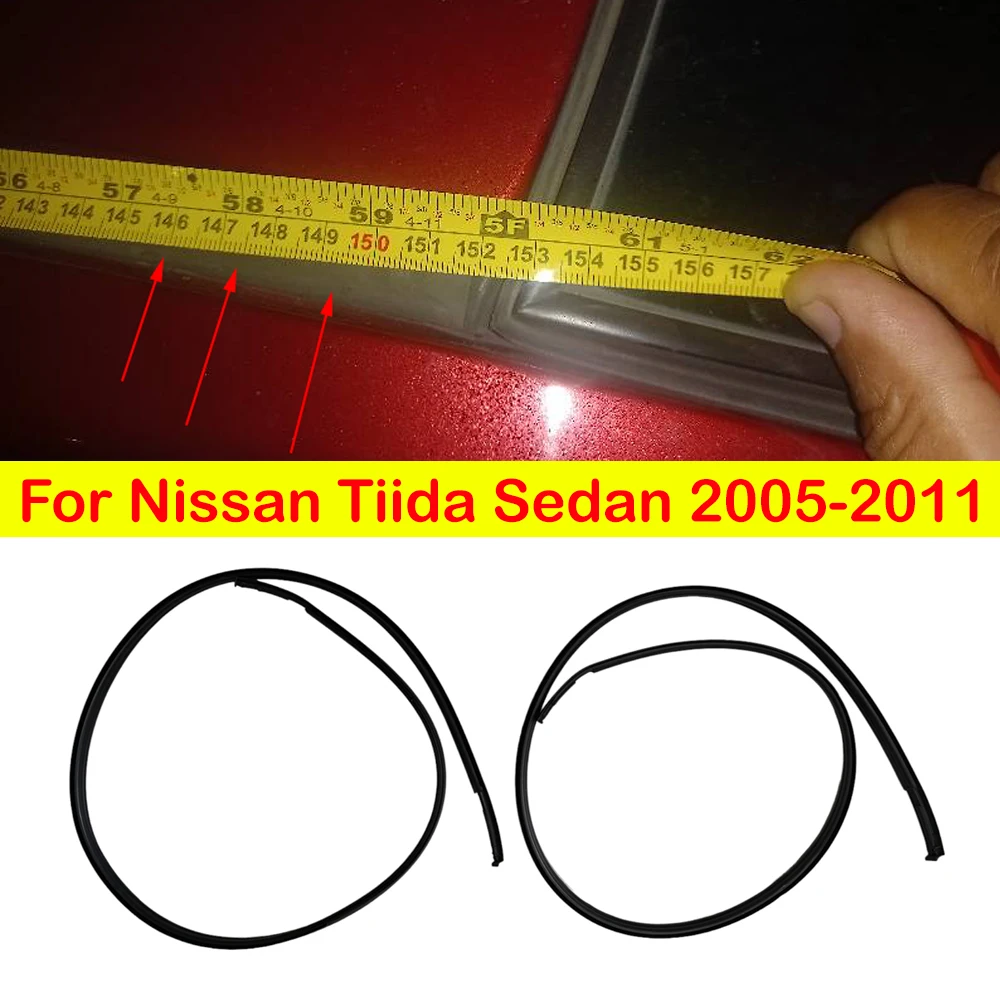 

Уплотнительные ленты резиновые для Nissan Tiida 2005-2011 Sedan 73852-ED400 73853-ED400 152 см