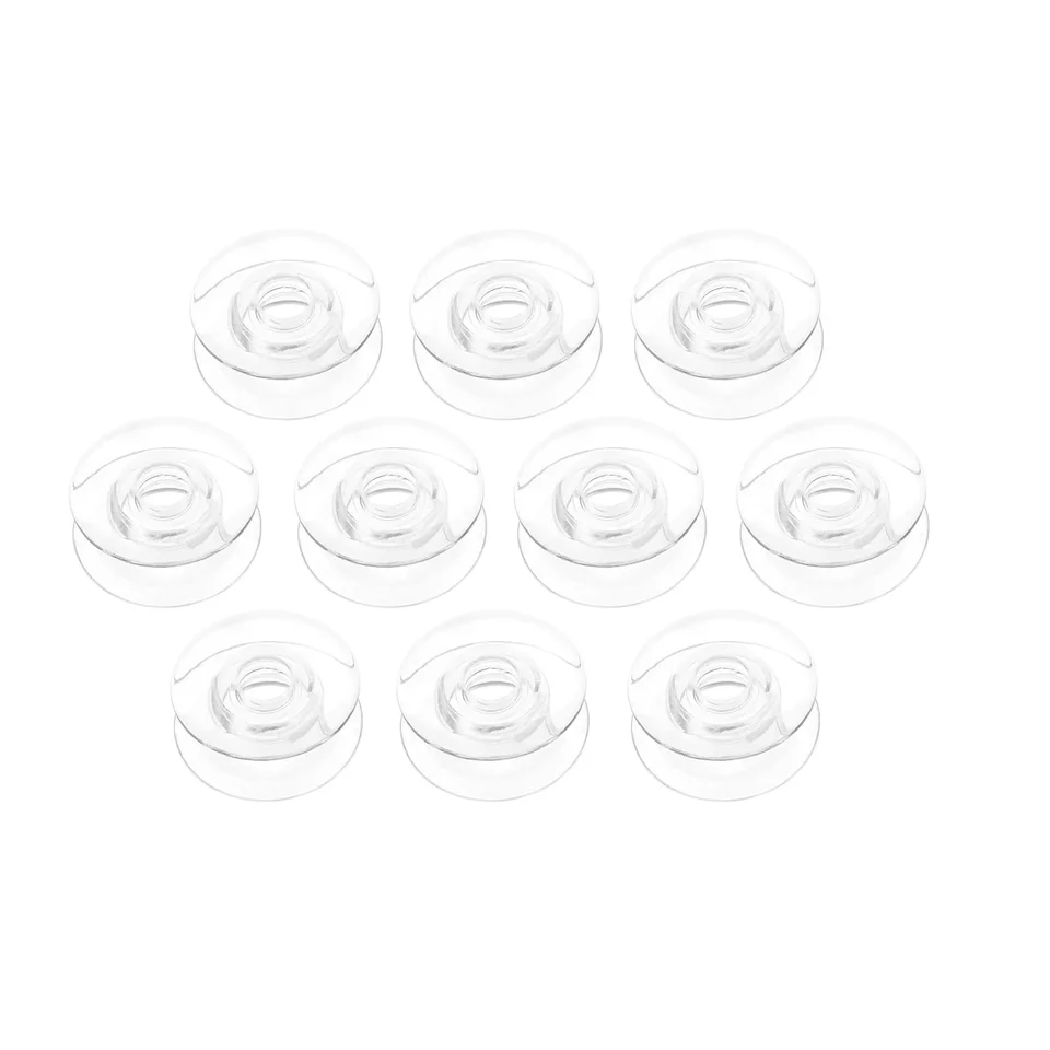 Lot De 25 Bobines Concaves Transparentes - Compatibles Viking 1+, Husqvarna 1100, White - Référence 4120975–45