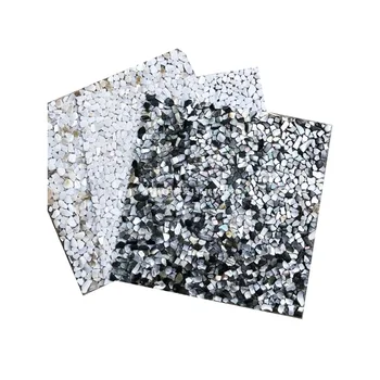 프리 스톤 수제 천연 진주 쉘 모자이크 타일, 자갈 변기 벽 타일, 허리 라인 거실 배경 벽