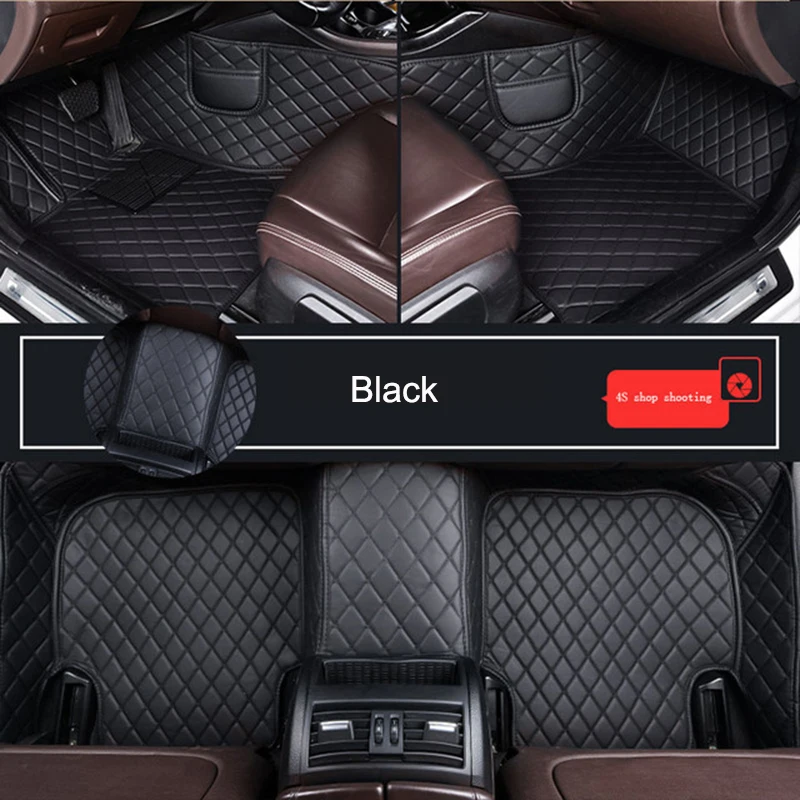 

Стильные автомобильные коврики на заказ для Audi A3 Hatchback 2020-2023 года, автомобильные аксессуары, детали интерьера из искусственной кожи